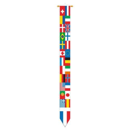 internationale wimpel wimpel met landen
